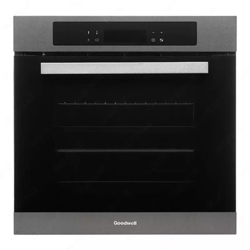 Электрический духовой шкаф "Goodwell GWO-8308 BX" (Стальной/черный)