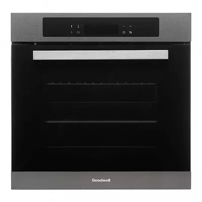 Электрический духовой шкаф "Goodwell GWO-8308 BX" (Стальной/черный)