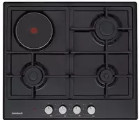 Комбинированная варочная панель "Goodwell GWP-63142 B" (Черная)