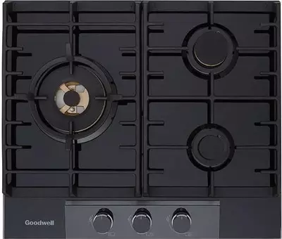 Газовая варочная панель "Goodwell GWP-6323 BG" (Черная)