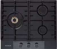 Газовая варочная панель "Goodwell GWP-6323 BG" (Черная)