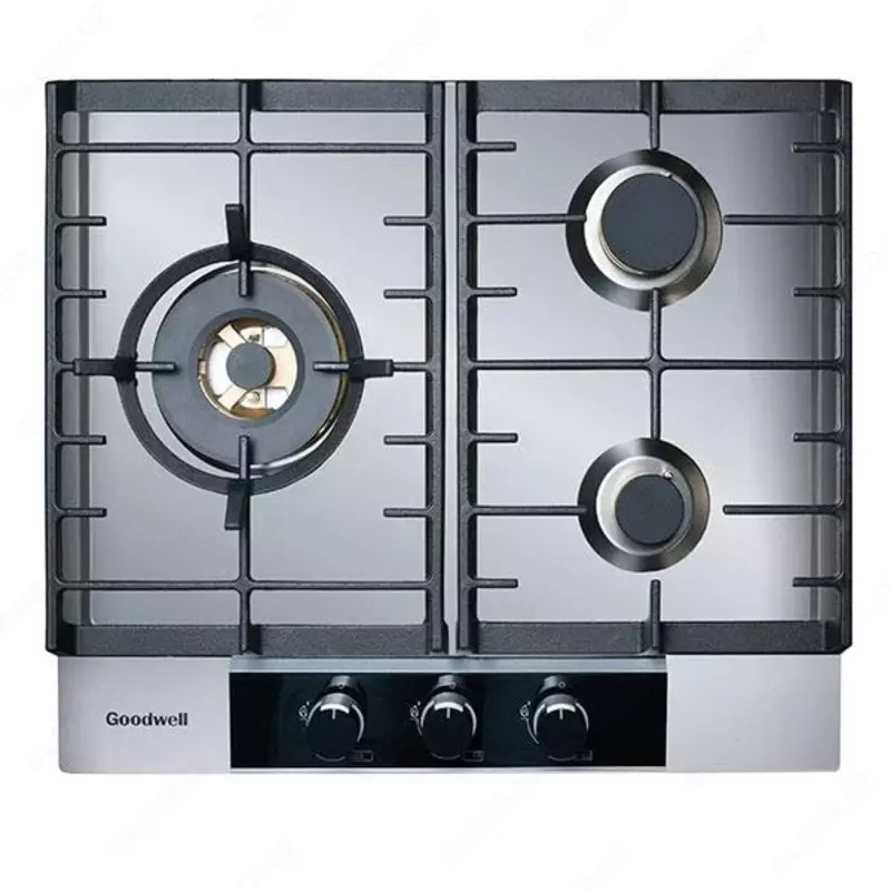 Газовая варочная панель "Goodwell GWP-6323 Х" (Серебристая)