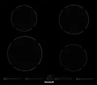Электрическая варочная панель "Goodwell GWP-64 IN 03" (Черная)