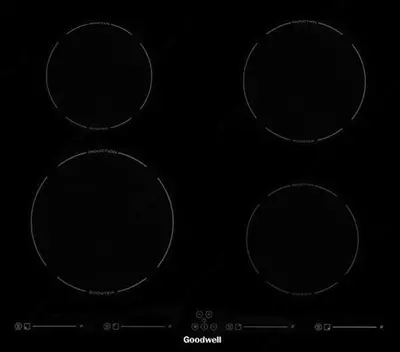 Электрическая варочная панель "Goodwell GWP-64 IN 03" (Черная)