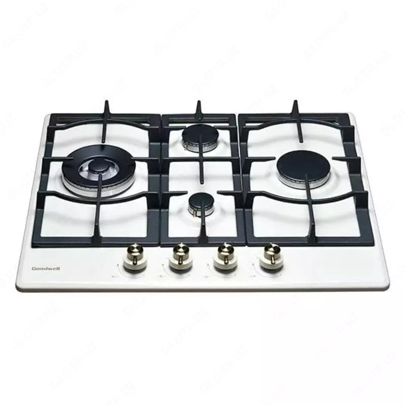 Газовая варочная панель "Goodwell GWP-6404 RI" (Слоновая кость)