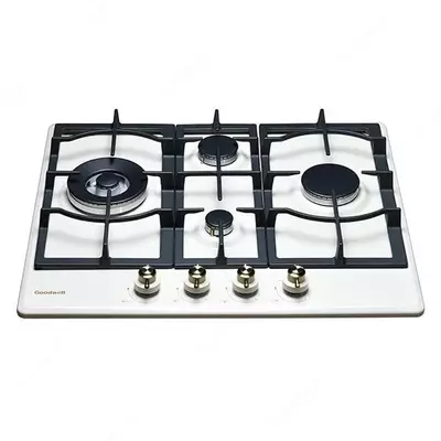 Газовая варочная панель "Goodwell GWP-6404 RI" (Слоновая кость)