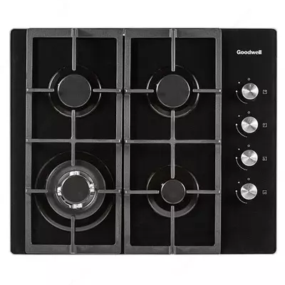 Газовая варочная панель "Goodwell GWP-6407 BG" (Черная)