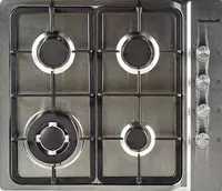 Газовая варочная панель "Goodwell GWP-6408 X" (Серебристая)