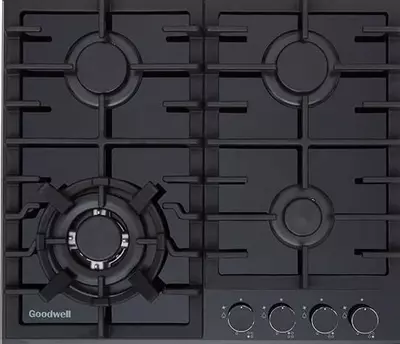Газовая варочная панель "Goodwell GWP-6422 BG" (Черная)