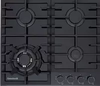 Газовая варочная панель "Goodwell GWP-6422 BG" (Черная)