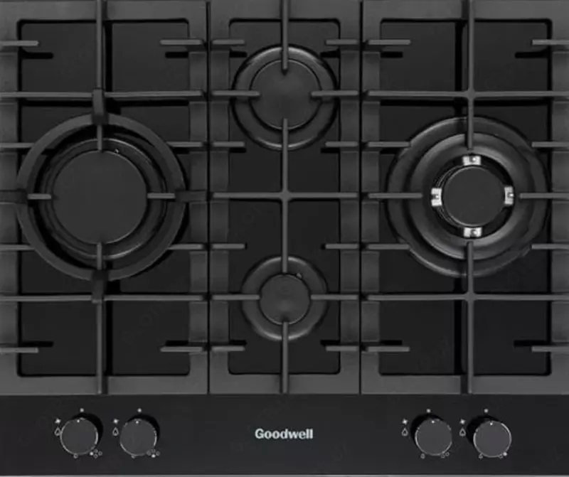Газовая варочная панель "Goodwell GWP-6424 BG" (Черная)