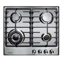 Газовая варочная панель "Goodwell GWP-6443 X" (Серебристая)