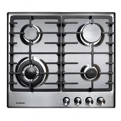 Газовая варочная панель "Goodwell GWP-6443 X" (Серебристая)