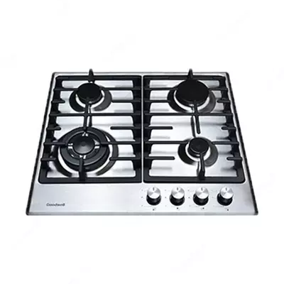 Газовая варочная панель "Goodwell GWP-6443 X" (Серебристая)