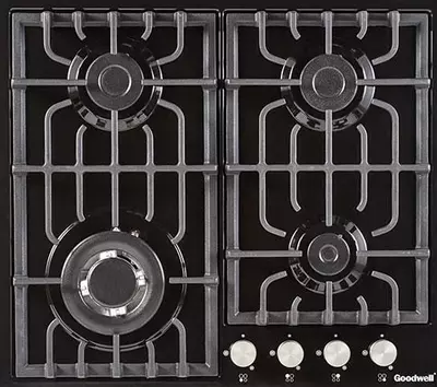 Газовая варочная панель "Goodwell GWP-6461 BG" (Черная)