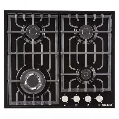 Газовая варочная панель "Goodwell GWP-6461 BG" (Черная)