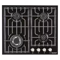 Газовая варочная панель "Goodwell GWP-6461 BG" (Черная) - 3 085 500 сум