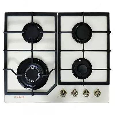 Газовая варочная панель "Goodwell GWP-6492 RI" (Слоновая кость)