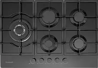 Газовая варочная панель "Goodwell GWP-7560 BGL" (Черная)
