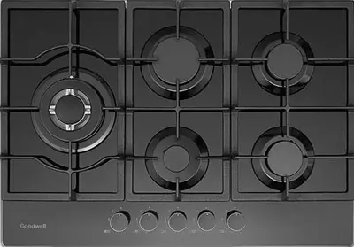 Газовая варочная панель "Goodwell GWP-7560 BGL" (Черная)