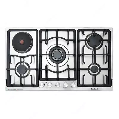 Комбинированная варочная панель "Goodwell GWP-9461 X" (Стальная)