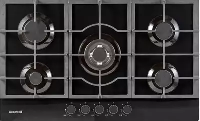 Газовая варочная панель "Goodwell GWP-9560 BG" (Черная)