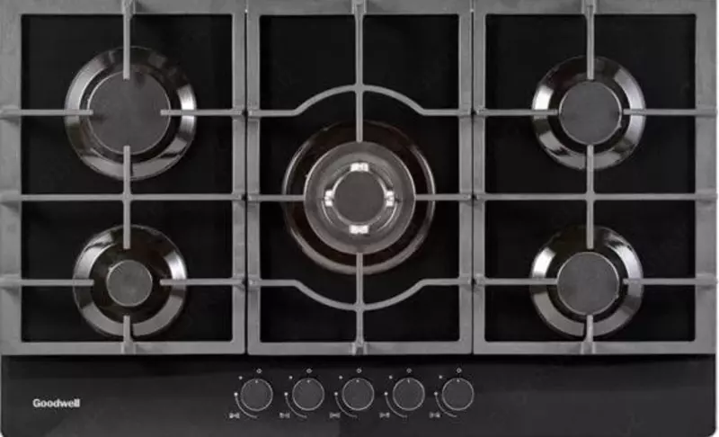 Газовая варочная панель "Goodwell GWP-9560 BG" (Черная) - 3 811 500 сум