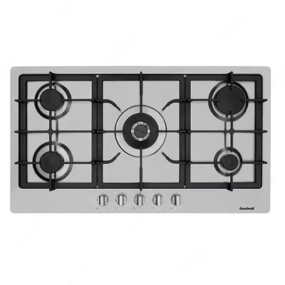 Газовая варочная панель "Goodwell H 9516 P27 IS" (Стальная)