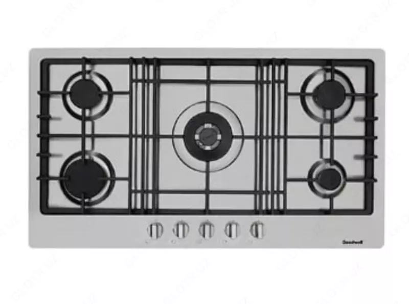 Газовая варочная панель "Goodwell H 9517 P16 IS" (Стальная)