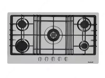 Газовая варочная панель "Goodwell H 9517 P16 IS" (Стальная)