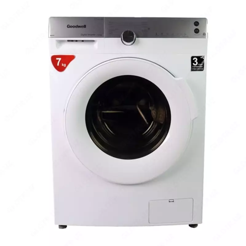 Kir yuvish mashinasi "Goodwell GWM 701 W/B" (oq/qora) 7 kg