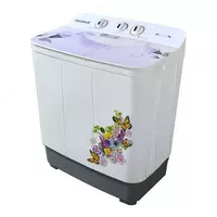 Yarim avtomatik kir yuvish mashinasi "Goodwell GSW 733" (Oq+dekor) 7/5 kg - 1 512 500 so'm