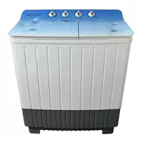 Yarim avtomatik kir yuvish mashinasi "Goodwell GTW 901" (Oq/kulrang+dekor) 9/5