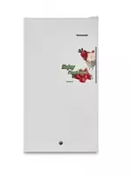 Бытовой мини-холодильник "Goodwell GW 120 L" (Белый+декор)