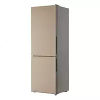 Бытовой двухкамерный холодильник "Goodwell GW B318 GGL2" (Золотистое стекло)