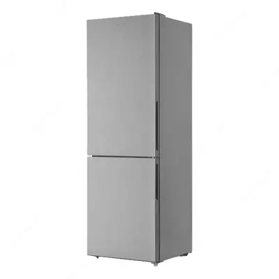 Ikki kamerali maishiy muzlatgich "Goodwell GW B318 XL2" (kumush)