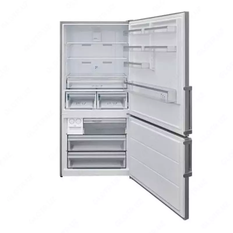 Бытовой двухкамерный холодильник "Goodwell GW B324 ХL6" (Стальной) - 8 288 500 сум