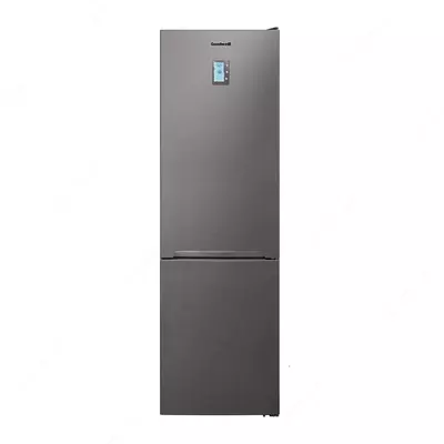 Ikki kamerali maishiy muzlatgich "Goodwell GW B360 XL6" (po'lat)