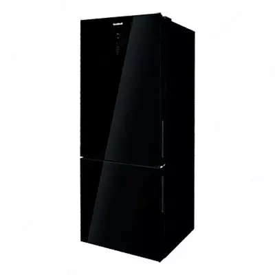 Бытовой двухкамерный холодильник "Goodwell GW B432 BGL2" (Черный)