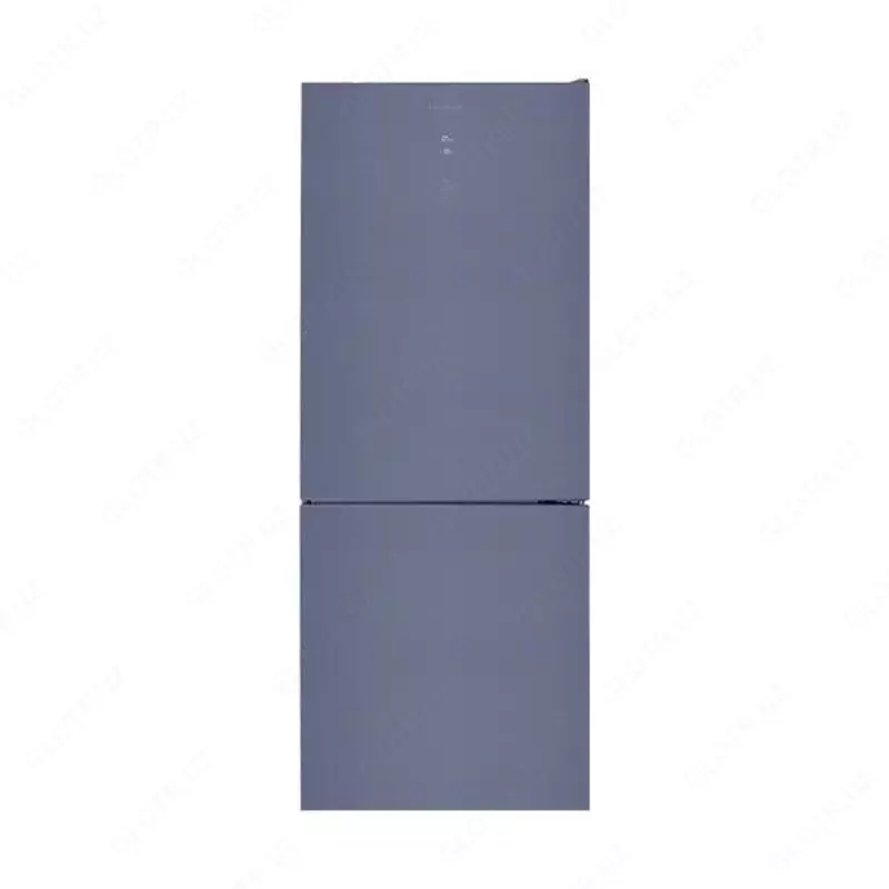 Бытовой двухкамерный холодильник "Goodwell GW B432 GRGL2" (Синее стекло)