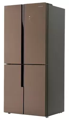 Бытовой двухкамерный холодильник "Goodwell S422 GRGL2" (Бутылочно-золотистый)