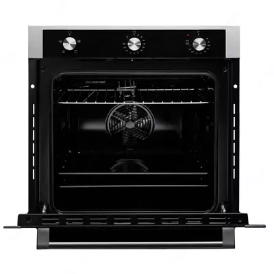 Электрический Духовой шкаф "Hofmann "Hofmann BASIC OBS643G/HF" (Серебристо/Черный)