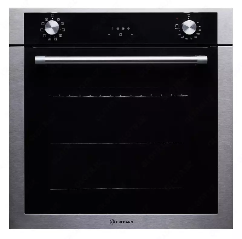 Электрический Духовой шкаф "Hofmann "Hofmann BASIC OBS6103SG/HF" (Серебристо/Черный)