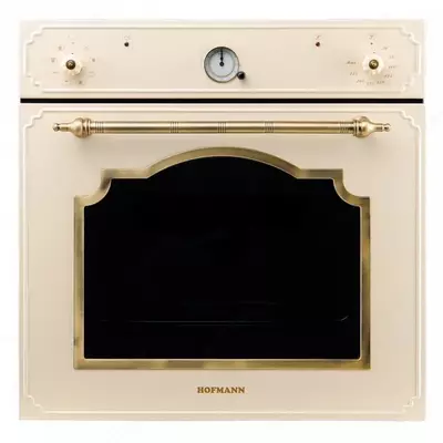 Электрический Духовой шкаф "Hofmann NOSTALGIA ON684R1(OW)/HF" (Слоновая кость)