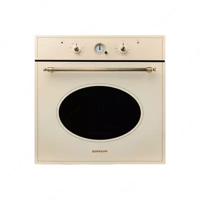 Электрический Духовой шкаф "Hofmann NOSTALGIA ON684R2(OW)/HF" (Слоновая кость)