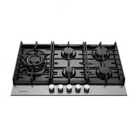 Газовая варочная панель "Hofmann NUOVO CTN751S/HF" (Серебристая/черная) - 4 174 500 сум