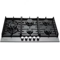 Газовая варочная панель "Hofmann NUOVO CTN951FX/HF" (Серебристая/Черная)