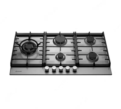 Газовая варочная панель "Hofmann NUOVO CTN951S/HF" (Серебристая)