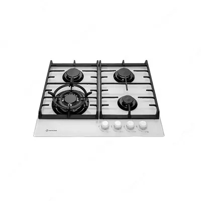 Газовая варочная панель "Hofmann VETRO CTV641WG/HF" (Белая)