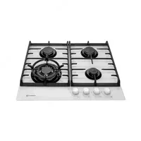 Газовая варочная панель "Hofmann VETRO CTV641WG/HF" (Белая) - 3 811 500 сум